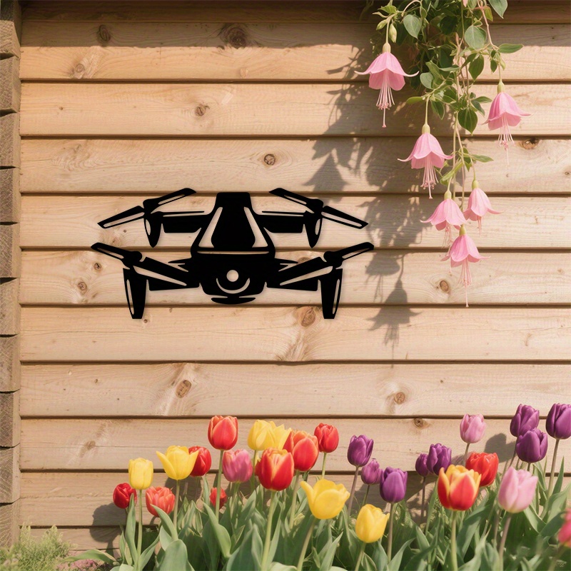 2D Düz Drone Silüeti Metal Duv - Office Tech For Men incelemesi ve fiyatı