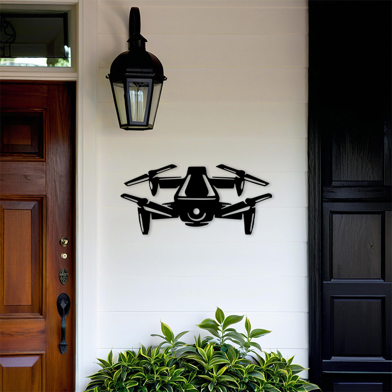 2D Düz Drone Silüeti Metal Duv - Office Tech For Men incelemesi ve fiyatı